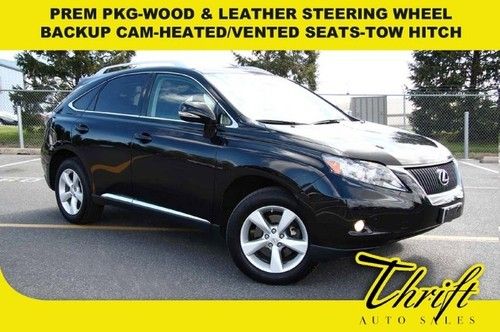 Prem pkg-wood &amp; leather steering wheel-backup cam-heated/vented seats-tow hitch