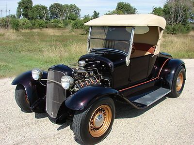 1926 ford model t flathead v8-3 speed~soft top~tci frame~