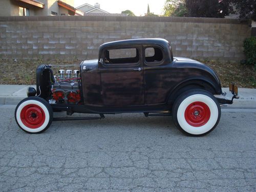 1932 ford 5-window coupe original henry ford steel body hot rod rat rod vintage