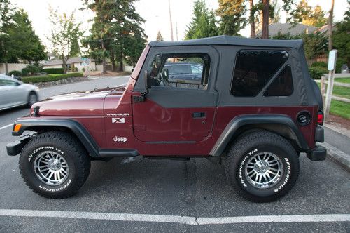 2002 jeep wrangler x sport edition - clean, good condition and with upgrades