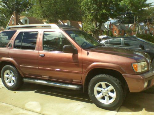2003 nissan pathfinder se sport utility 4-door 3.5l copper color