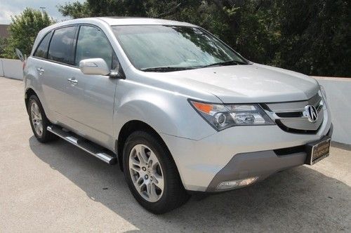 08 3rd row seat silver gray leather sunroof awd we finance texas suv v6