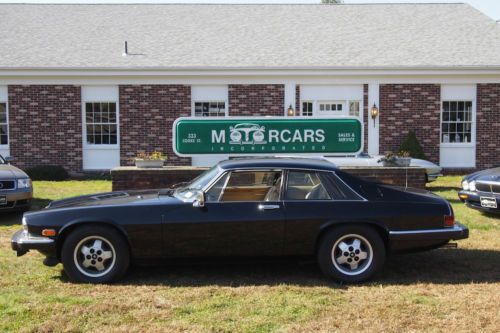 1984 jaguar xjs he 62,000 orig miles, original black paint with tan interior
