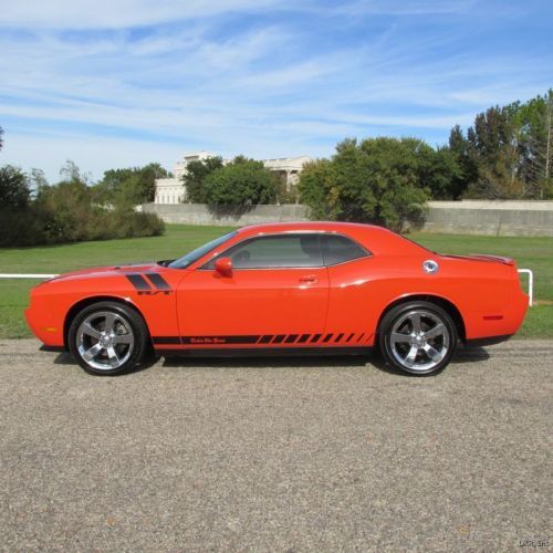 2010 challenger r/t 5.7l hemi auto orange/gray 55k chromes immaculate