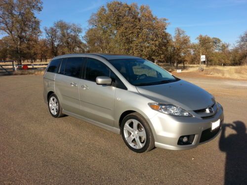 2006 mazda5 touring edition platinum silver clean and one family owned
