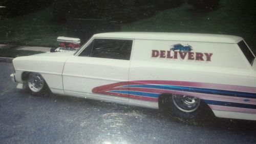 1967 nova delivery 468 blown big block street car race vintage gasser rat rod bl