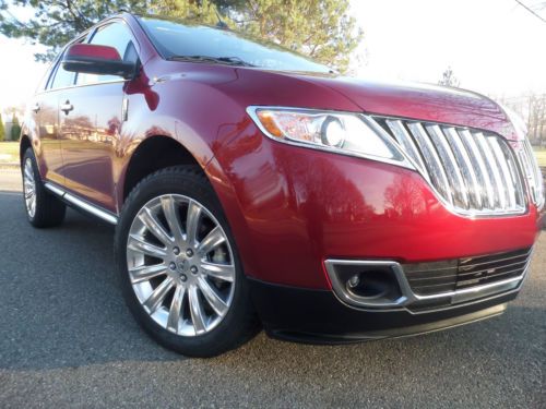 2013 lincoln mkx/ navigation/ vista sunroof/ bliss/ heated &amp; cooling/ low miles