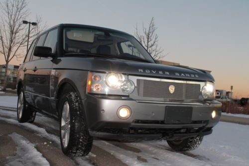 2009 ranger rover hse supercharged strut grills top of the line