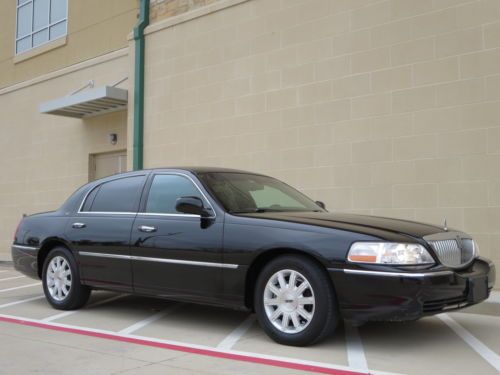 2010 lincoln towncar signature limited fully service and texas own