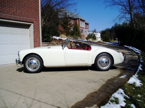 1958 mga very beautiful driver odometer reads low miles 30,073