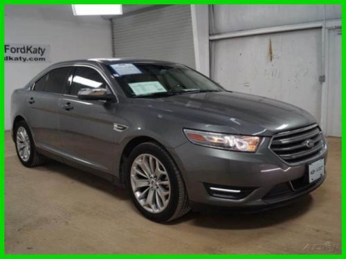 2014 ford taurus limited, 3.5l, leather, sync, sony, ford certified 7yr/100k