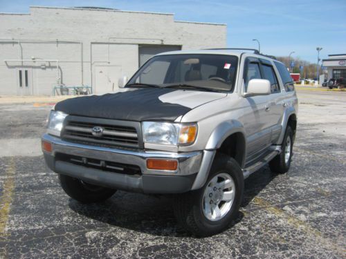 1998 toyota 4runner limited 4x4 suv 3.4l no reserve leather sunroof excellent
