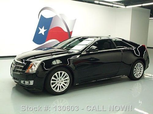 2011 cadillac cts performance sunroof rearview cam 41k texas direct auto