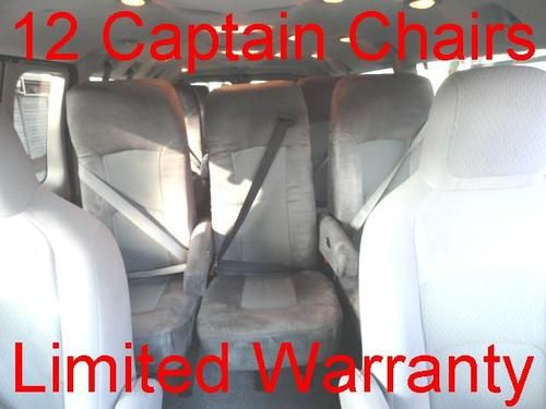 2009 ford e350 xlt e-series van 12 captain chairs