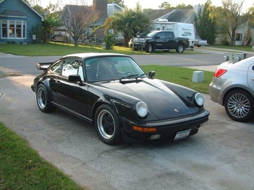 1987 porsche 911 coupe  black rare classic beautiful excellentwow great history!