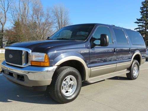 2001 ford excursion limited 7.3l powerstroke diesel 4x4 1 owner low miles