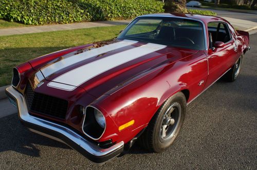 1974 z28~lt pckg~matching # 350 v8~ps~pb~pw~ac~original california owner car!