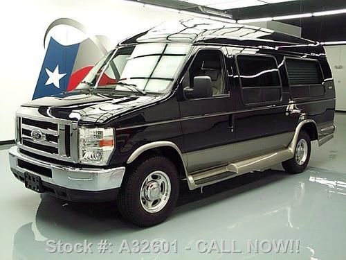 2008 ford e-250 tuscany 9-pass leather pwr sofa dvd 19k texas direct auto