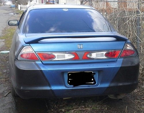 1998 honda accord lx coupe, manual, 187,516 blue &amp; black, starts drives but...