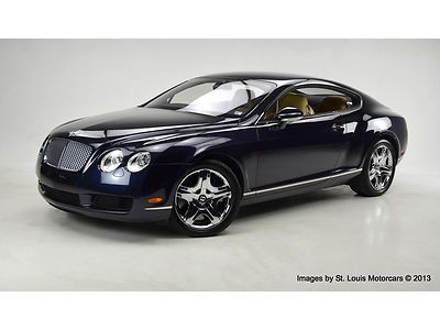 2005 bentley continental gt 1 owner sold new by us 28k miles!