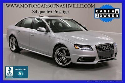 7-days *no reserve* '10 s4 v6 supercharged nav 6-speed xclean 1-owner save big