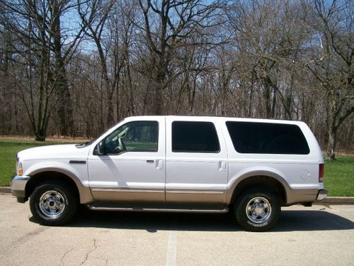 2002 ford excursion limited 4x4 7.3l diesel fully serviced runs great!!!