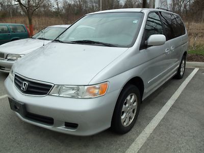 Low reserve 04 honda odyssey exl one owner cln carfax leather interior fwd v6