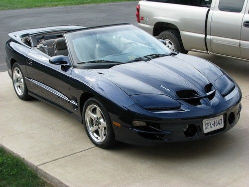 1999 pontiac trans am convertible ws6, as new 5,800 miles, beautiful color