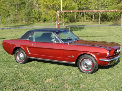 1965 mustang a code coupe