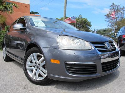 Vw jetta turbo diesel auto leather sunroof alloy florida 1-owner pkg 2 must see