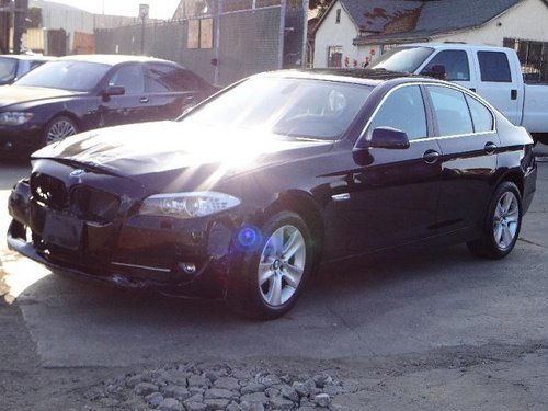 2011 bmw 528i salvage repairable rebuilder low miles only 28k miles will not las