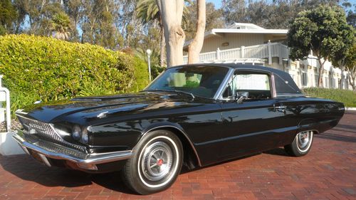 66 428 ford thunderbird bought new by hollywoods jay novello!! matching numbers!