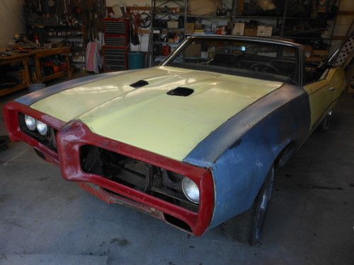 1969 pontiac gto convertible project