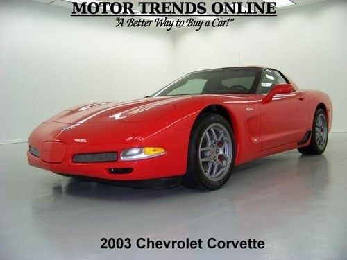 Z06 hud bose 405 hp active handling two tone leather 2003 chevy corvette only 5k