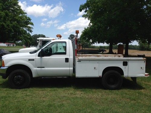 Ford f550.  200k miles.  set up as a service truck.  starts and runs great