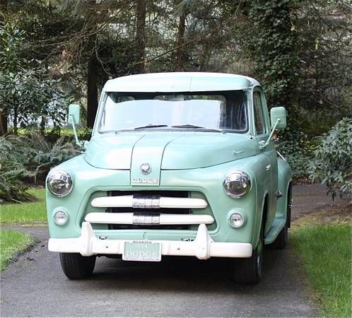 Classic 1954 dodge truck job rated "dream truck" all original restored! n/r