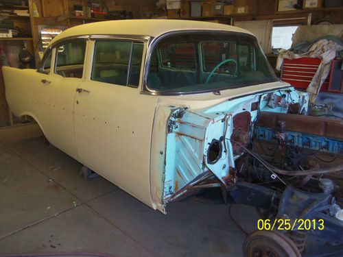Very nice rust free `57 chevy belair project arizona desert car