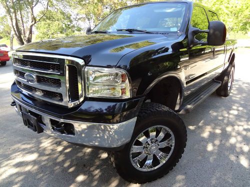 2006 ford f350 lariat turbo diesel fx4 lifted short bed crew cab