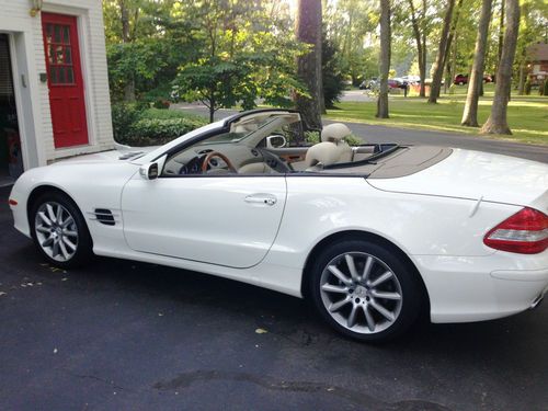 2007 mercedes sl550, white, one-owner, perfect!