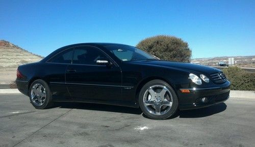 2005 cl 600 rare 493 hp full amg package loaded plus more! blk on blk l@@@@k