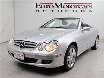 Navigation v6 convertible silver 08 financing leather 07 amg 08 preowned used md