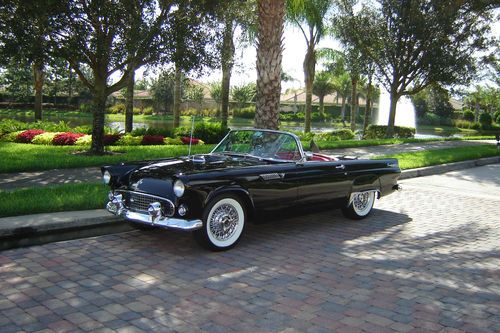 1955 ford thunderbird  both tops super clean