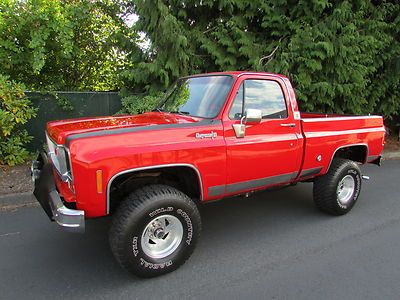 Must see gorgeous &amp; solid lifted shortbed 4x4 k10 100pix+video c10 swb k1500