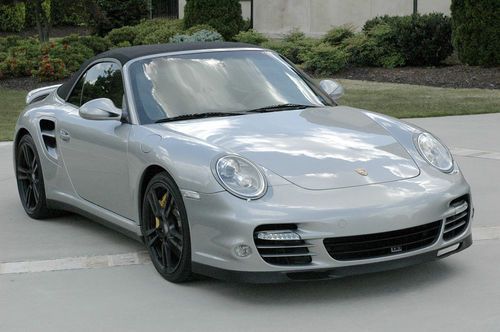 Amazing 2011 911 turbo s cabriolet - silver