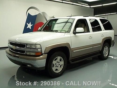 2004 chevy tahoe lt 7-pass heated leather sunroof dvd!! texas direct auto