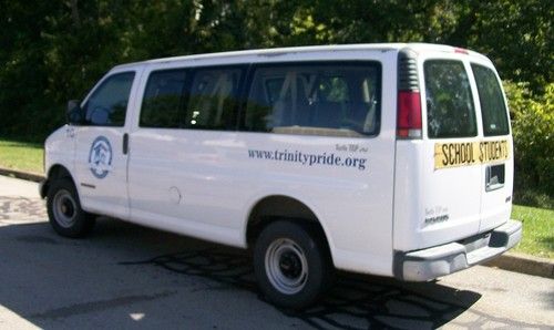 2002 gmc savana bus van, 125,656 miles v8 automatic, located in washington, pa