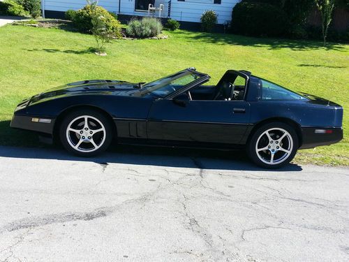 1986 chevrolet corvette black on black c5 chrome wheels 5.7l 90k miles