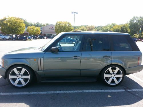 2005 land rover range rover hse--rare giverny green--bmw engine....luxurious!!