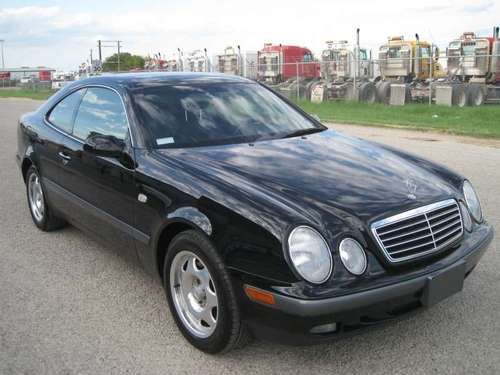 1999 mercedes-benz clk320 coupe - only 72k miles - black on black - this is it!