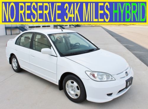 No reserve 34k original miles 1 owner 50mpg hybrid auto 02 03 04 05 06 07 prius